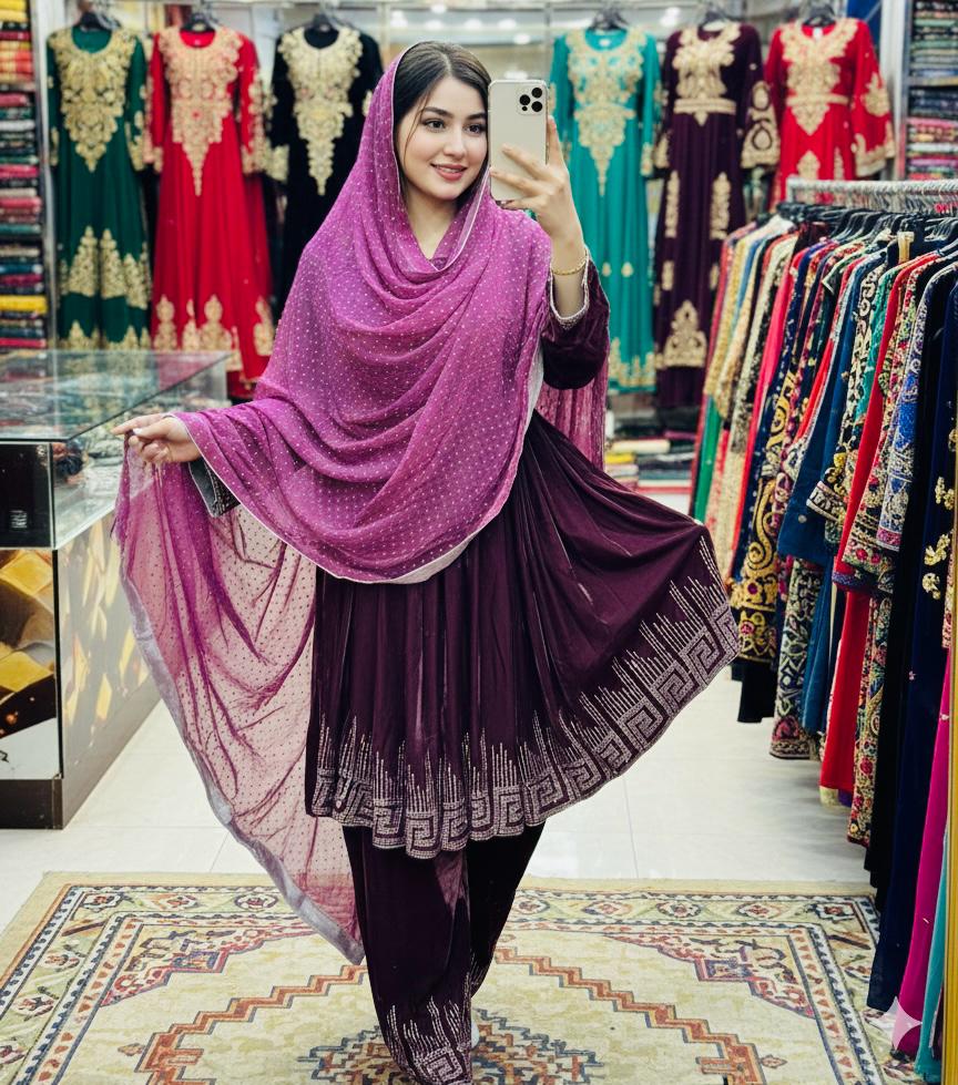 Stone work original 9000 phonenix velvet all colors available