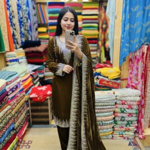 Pure original shefon shalwar kamees