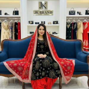 Original 9000 Phoenix Velvet Double Stone Work