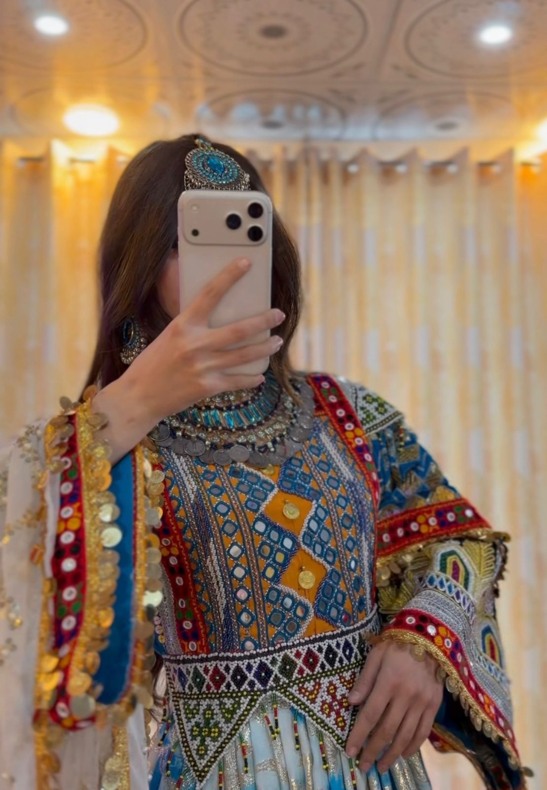 Beautiful Gandi Afghani Frock - Image 6