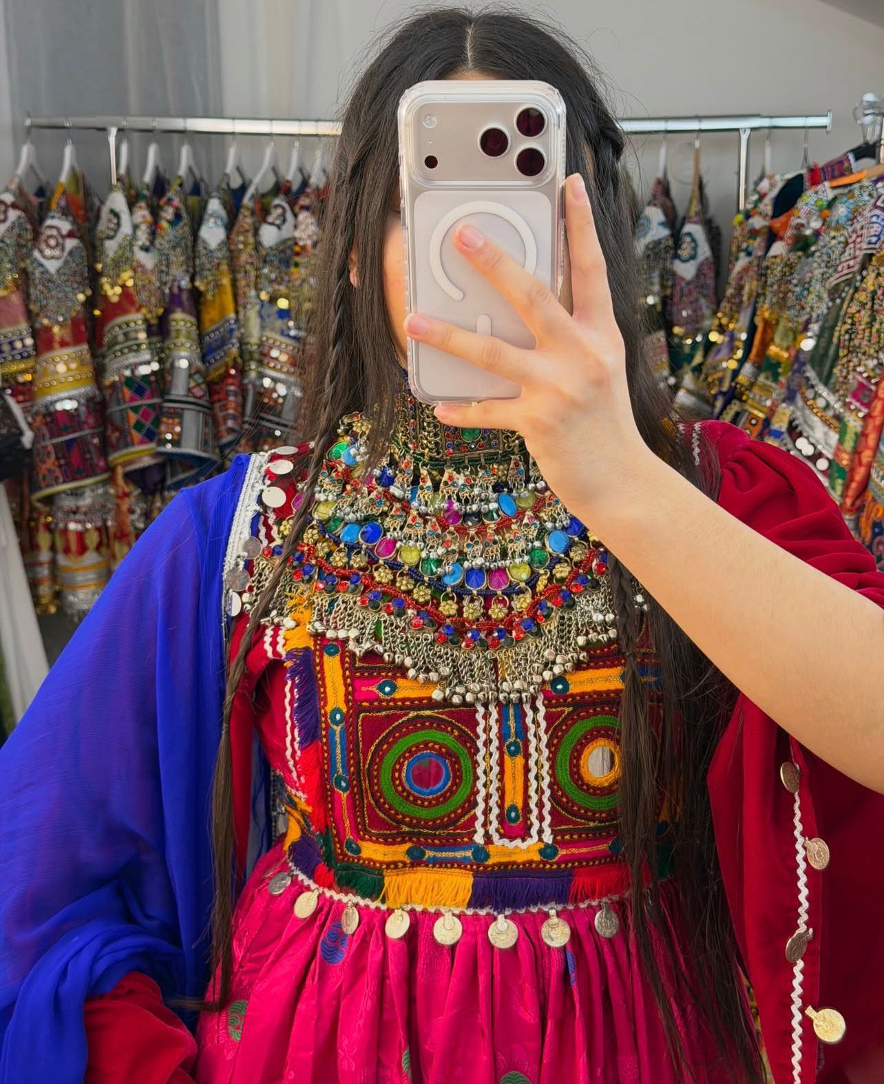 Most Beautiful Gandi Afghani Frock - Image 6