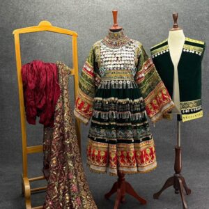 Afghan Traditional Kuchi Bridal Gown