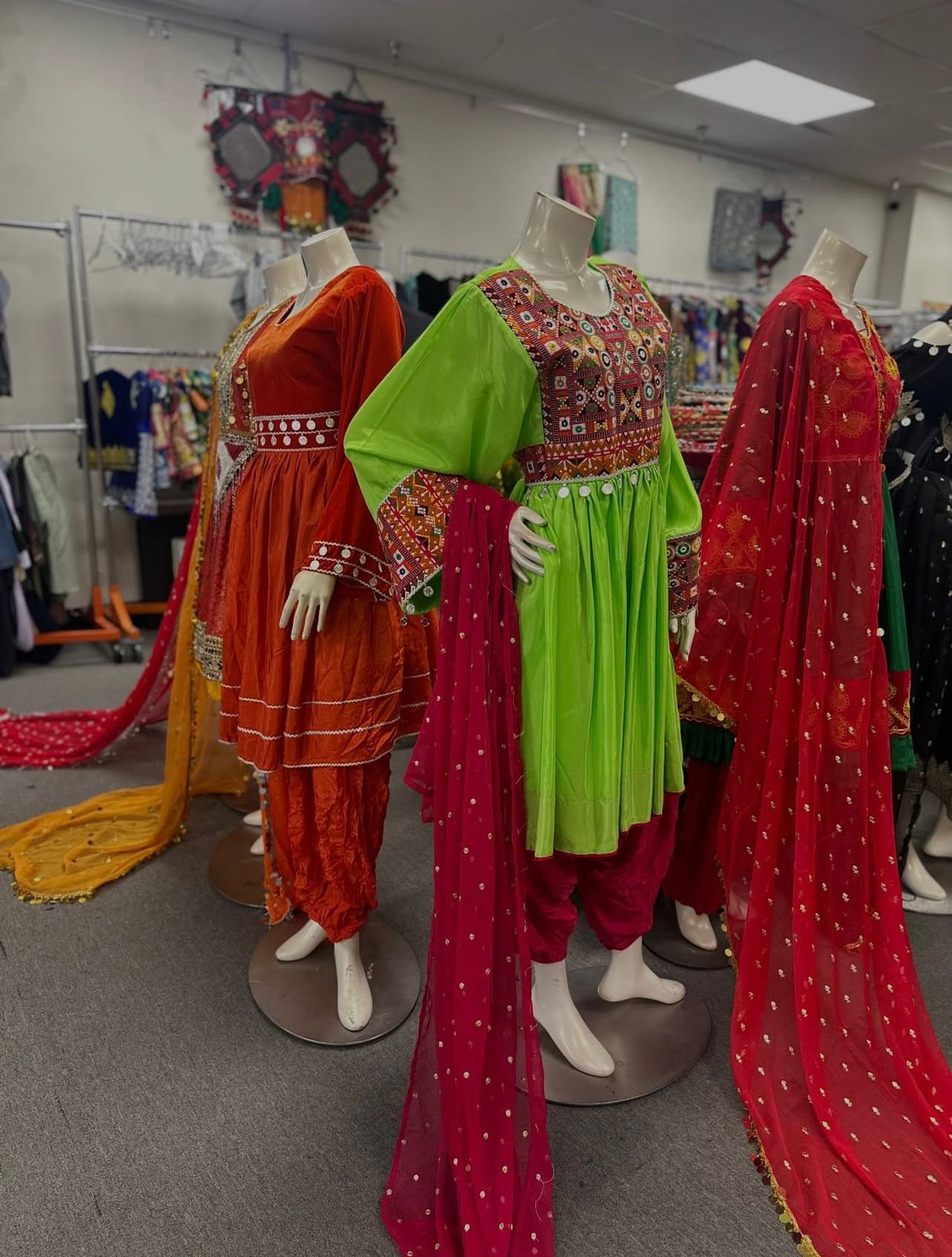 Afghan Traditional Kuchi Bridal Gown - Image 2