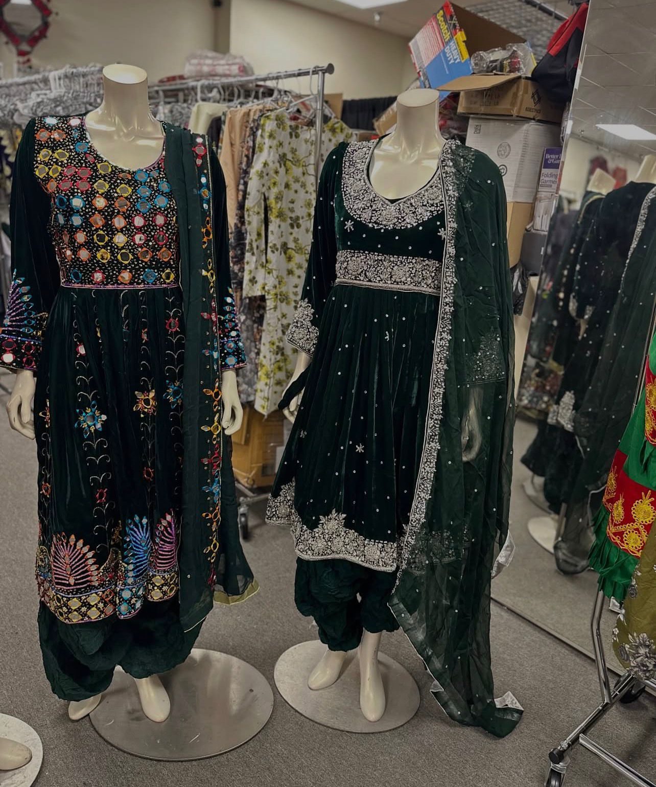 Afghan Traditional Kuchi Bridal Gown - Image 2