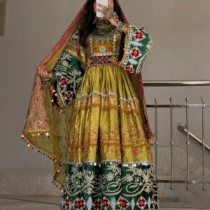 Afghan Traditional Kuchi Bridal Gown