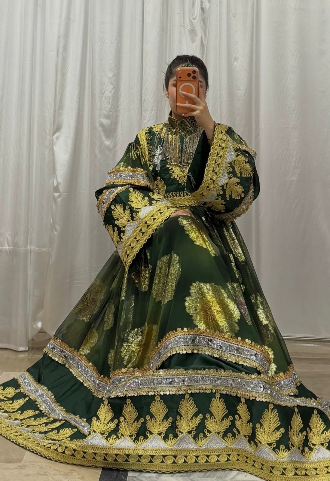 Beautiful Gandi Afghani Frock - Image 4