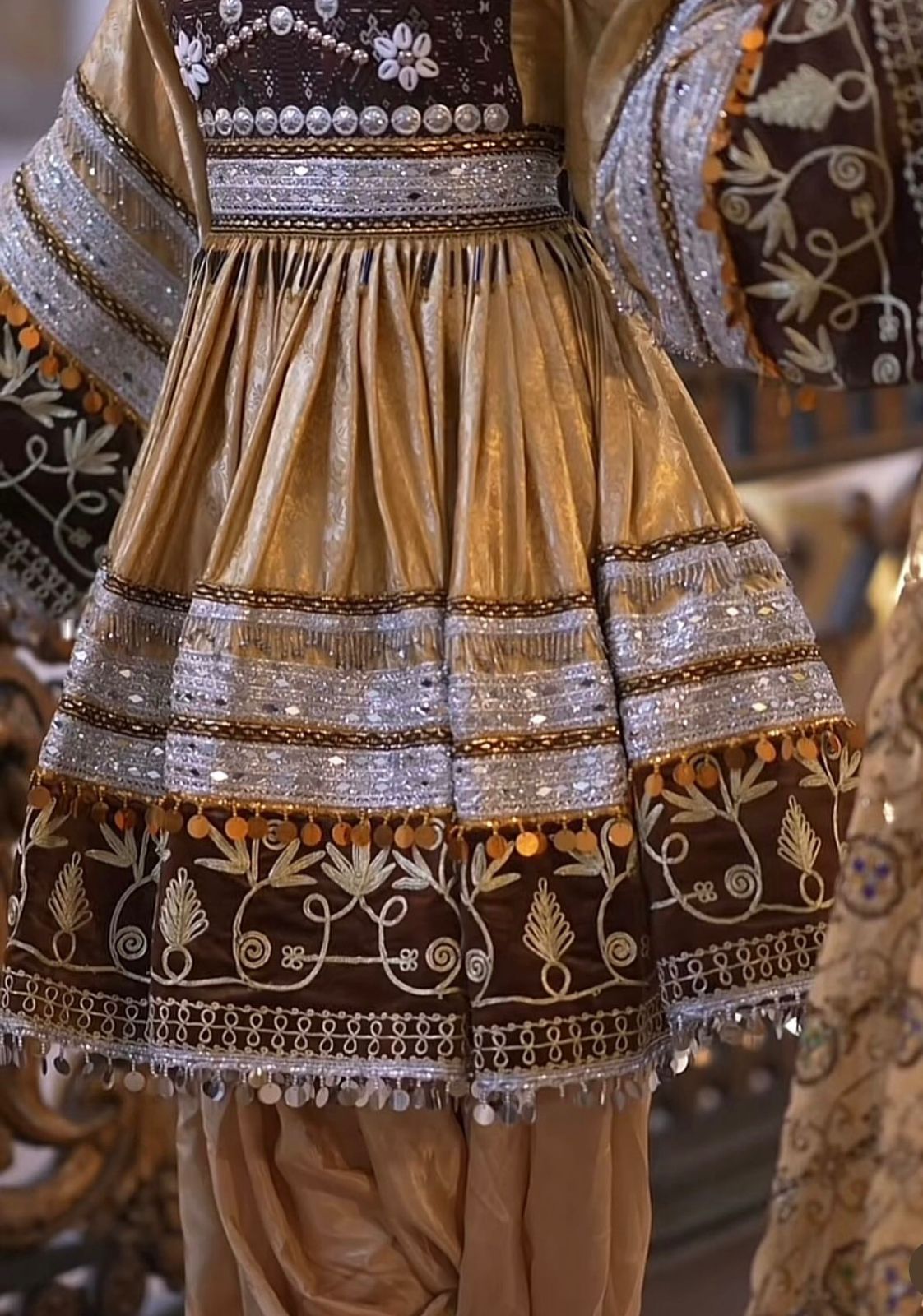 Most Beautiful Gandi Afghani Frock - Image 6