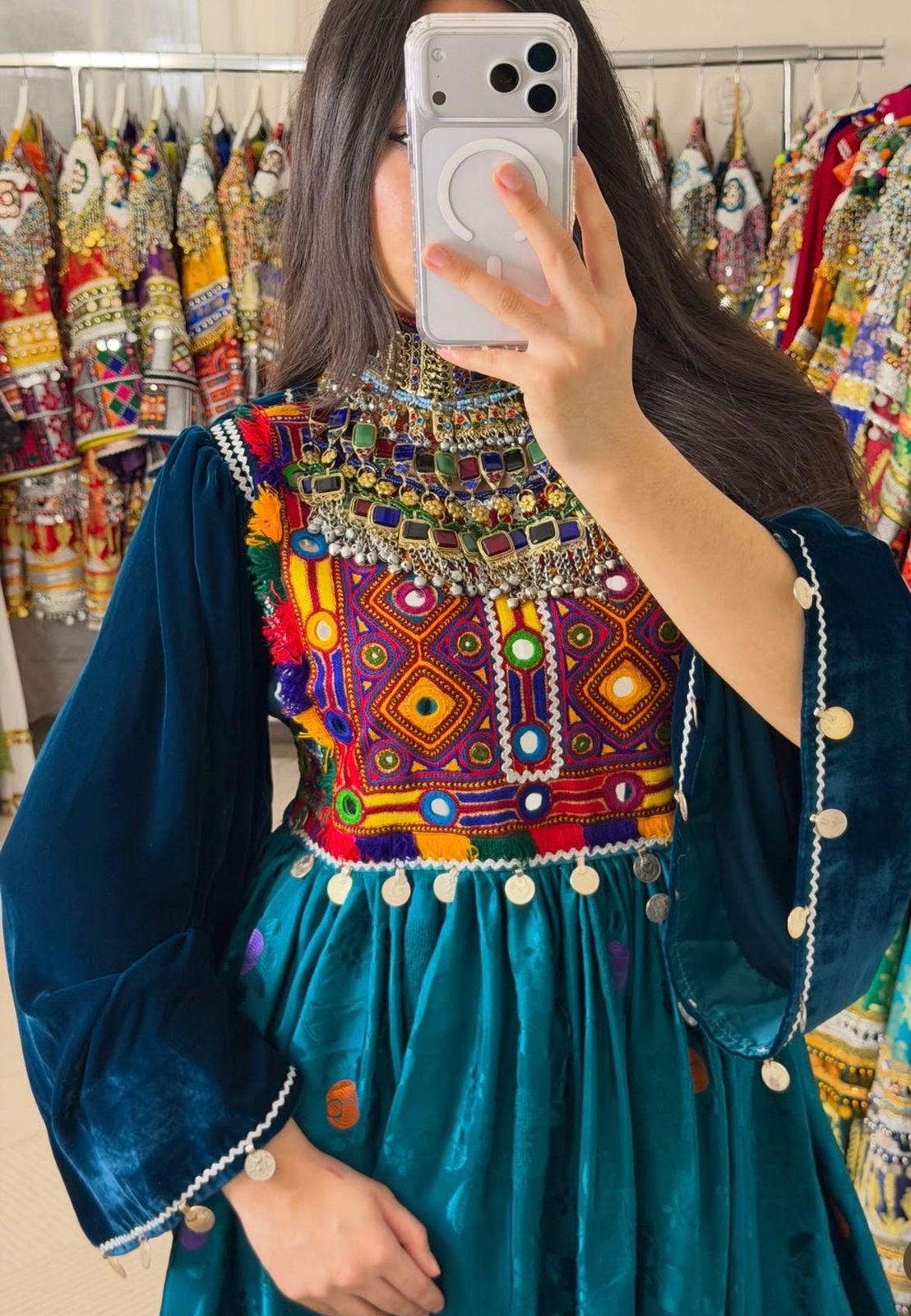 Most Beautiful Gandi Afghani Frock - Image 5