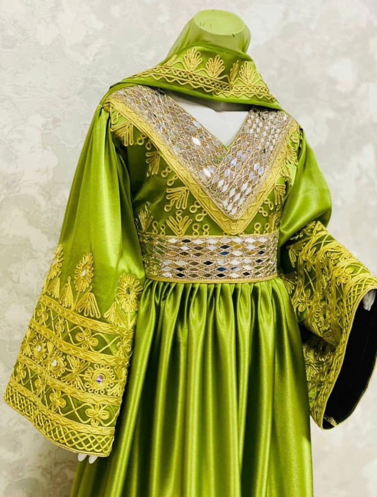 Afghan Traditional Kuchi Bridal Gown - Image 2