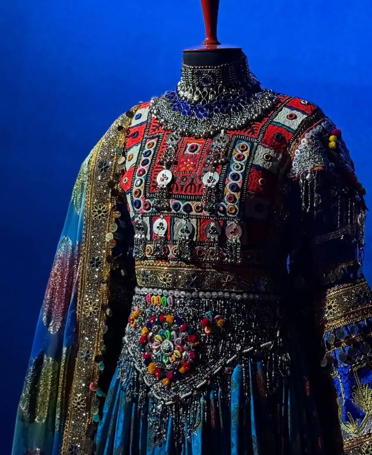 Afghan Traditional Kuchi Bridal Gown - Image 3