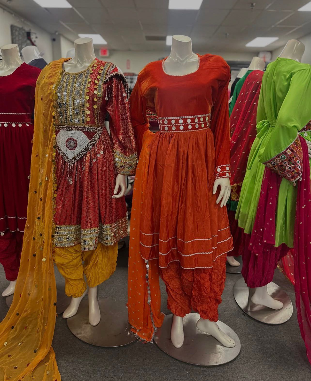 Afghan Traditional Kuchi Bridal Gown