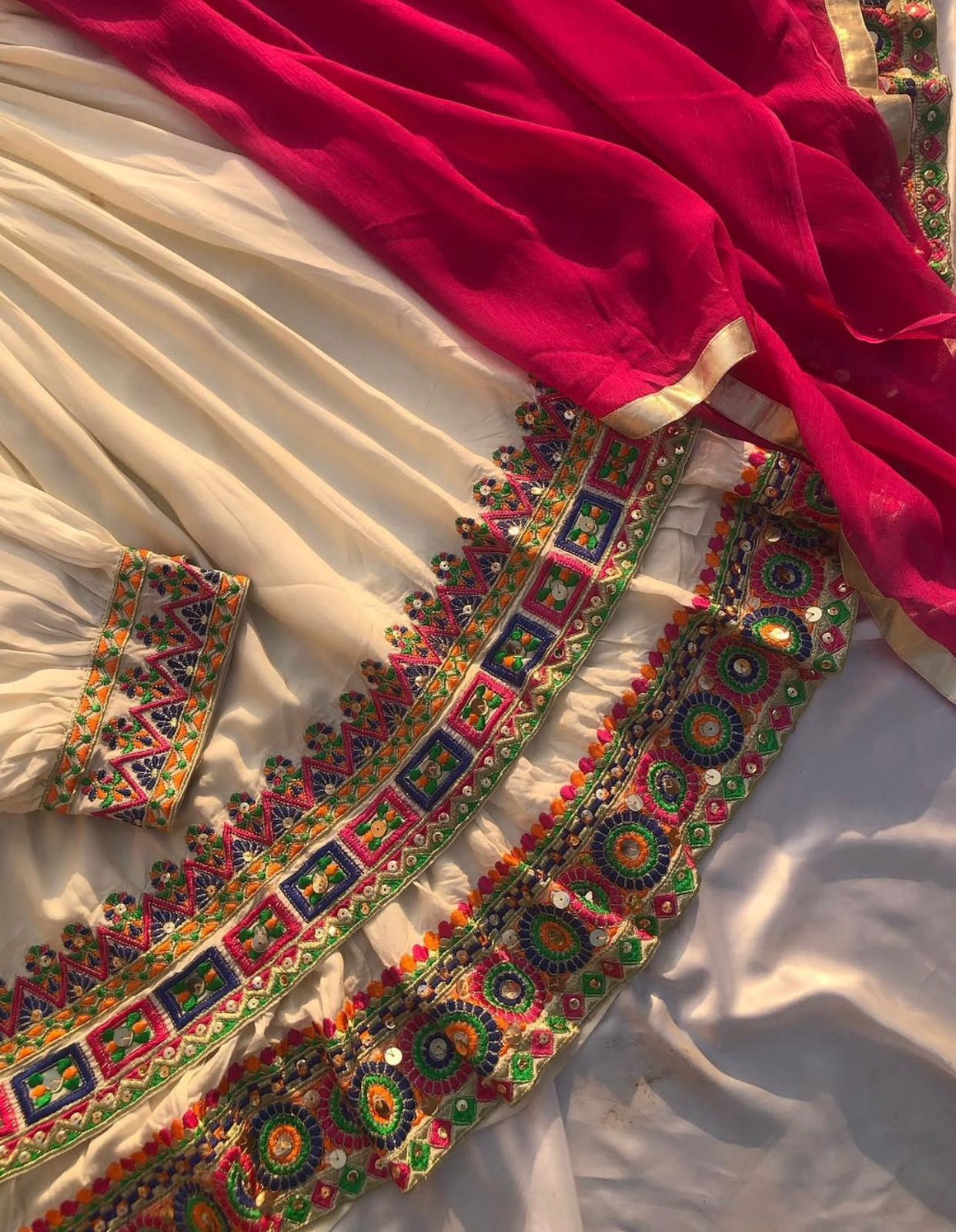 Beautiful Gandi Afghani Frock - Image 4