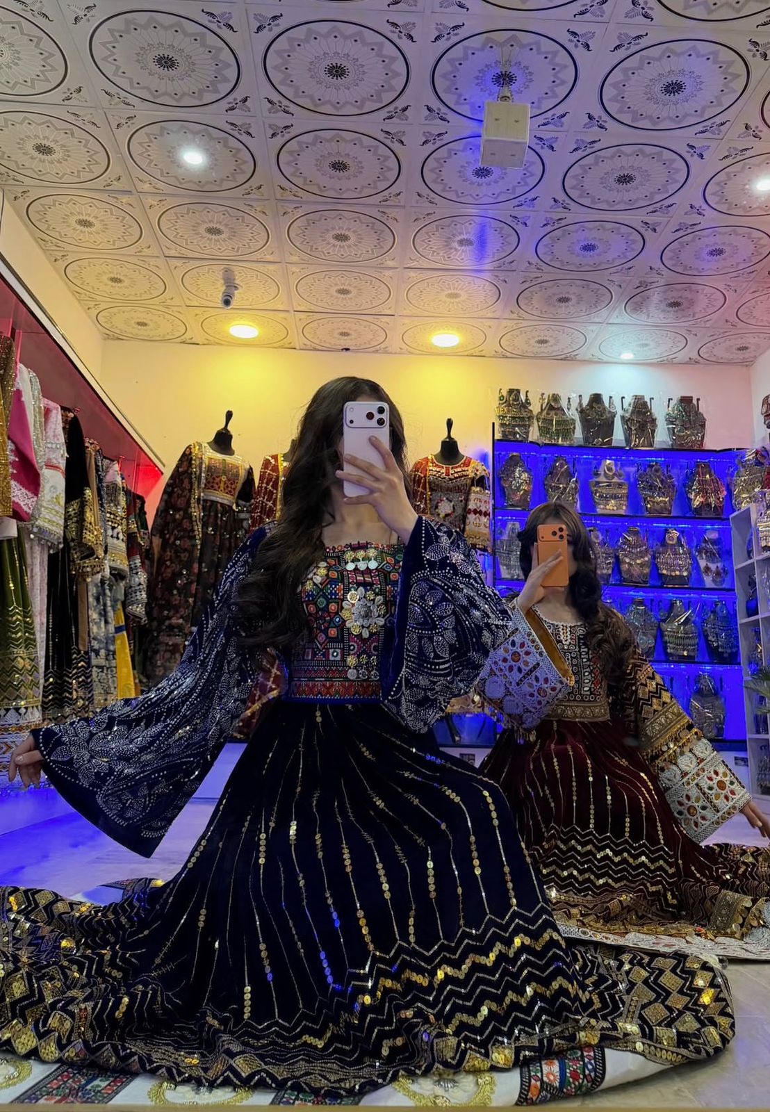 Beautiful Gandi Afghani Frock - Image 7