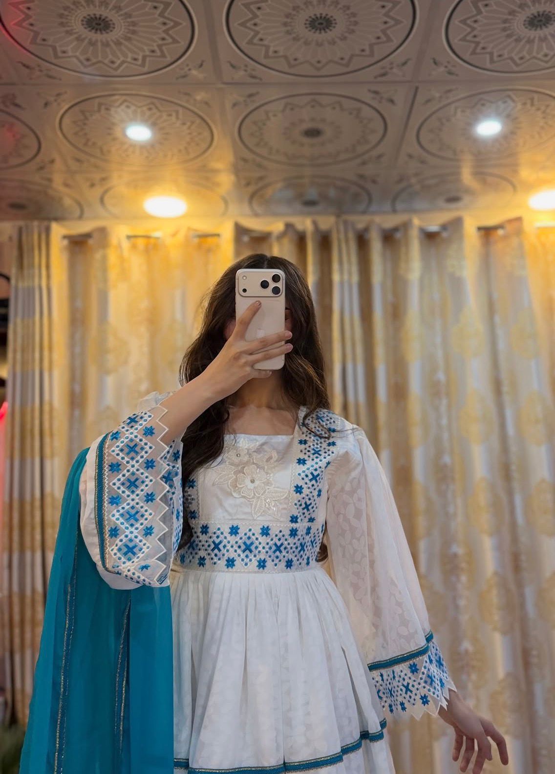Beautiful Gandi Afghani Frock - Image 6