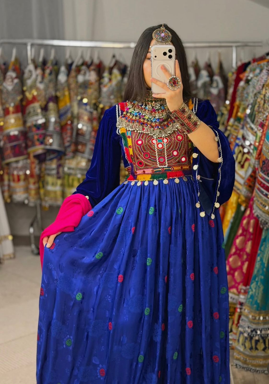 Most Beautiful Gandi Afghani Frock - Image 2
