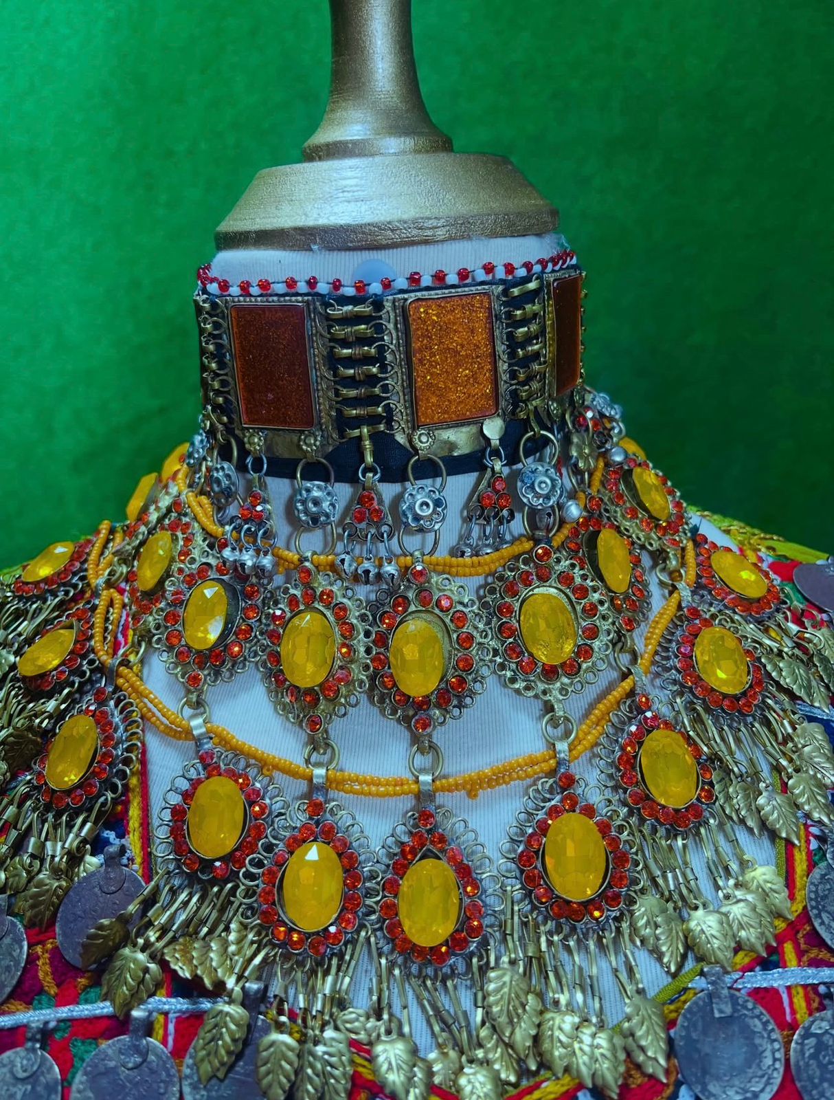 Afghan Traditional Kuchi Bridal Gown - Image 6