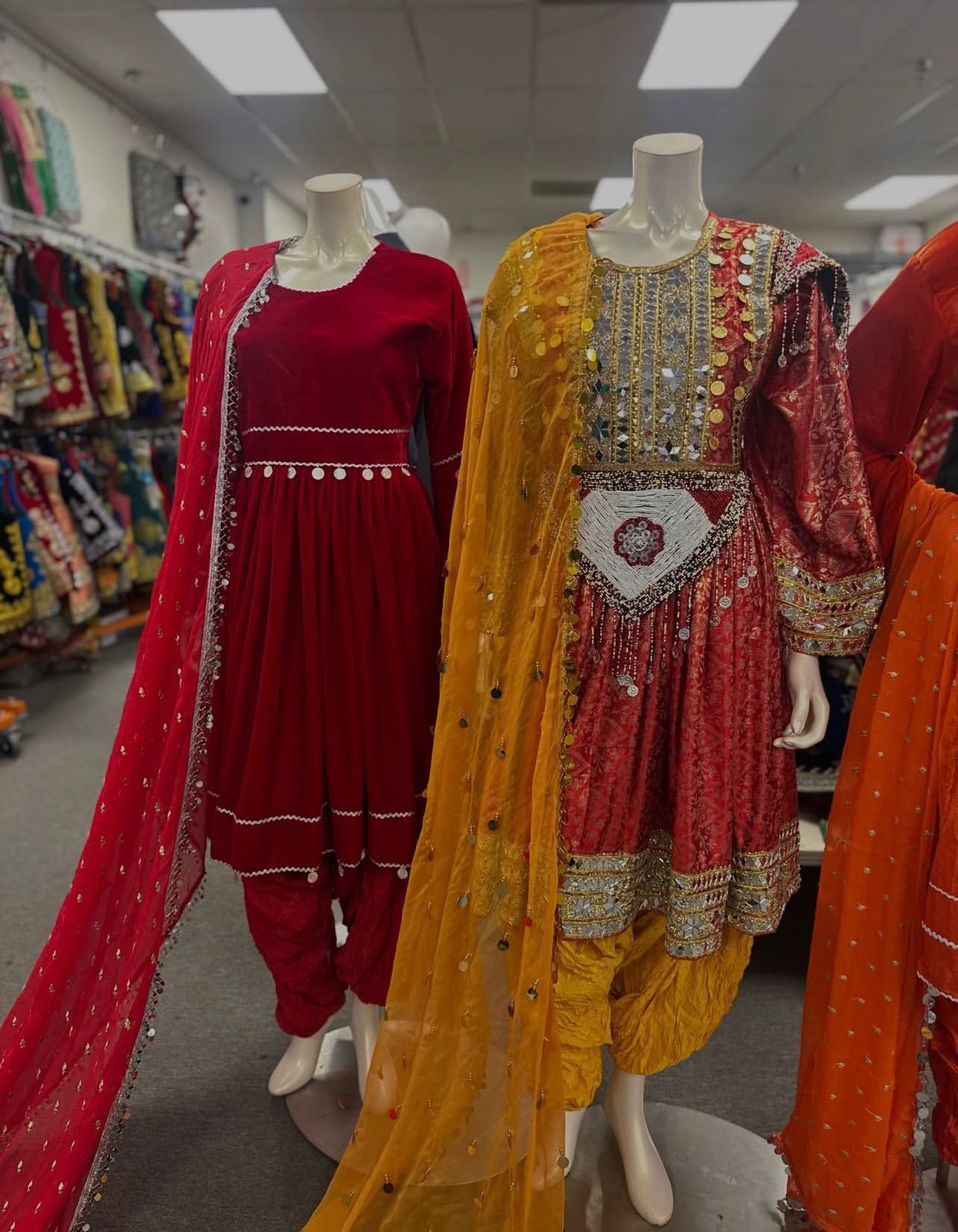 Afghan Traditional Kuchi Bridal Gown - Image 4
