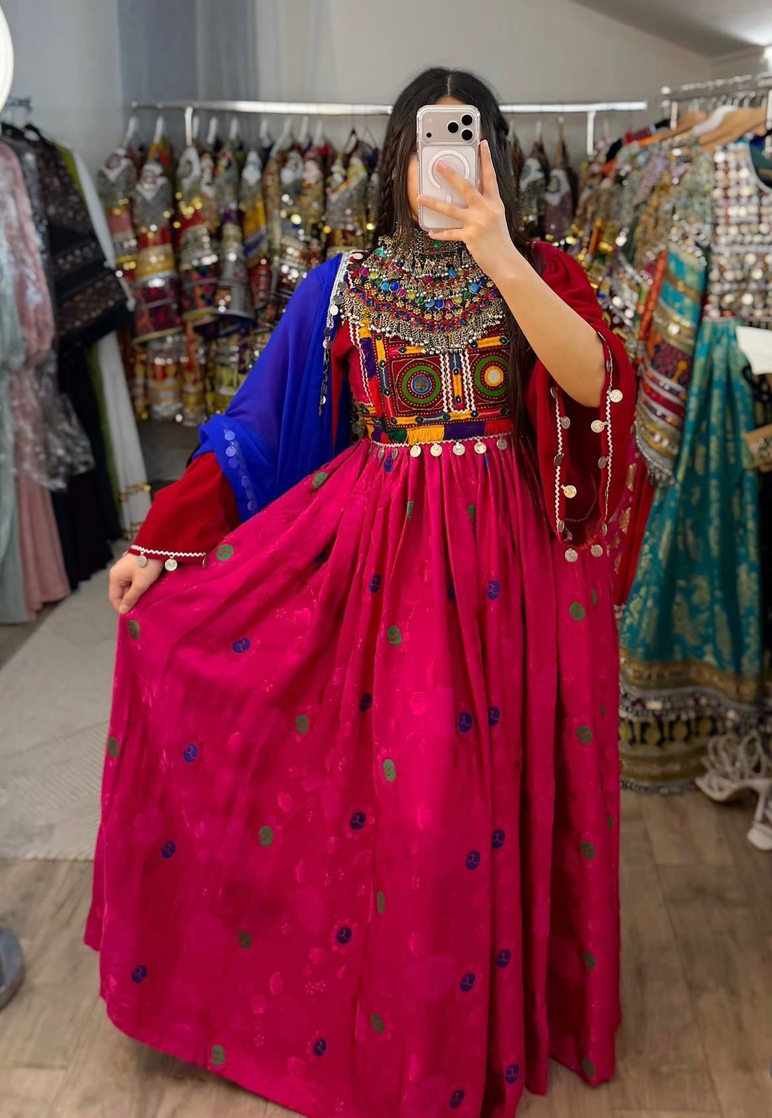 Most Beautiful Gandi Afghani Frock