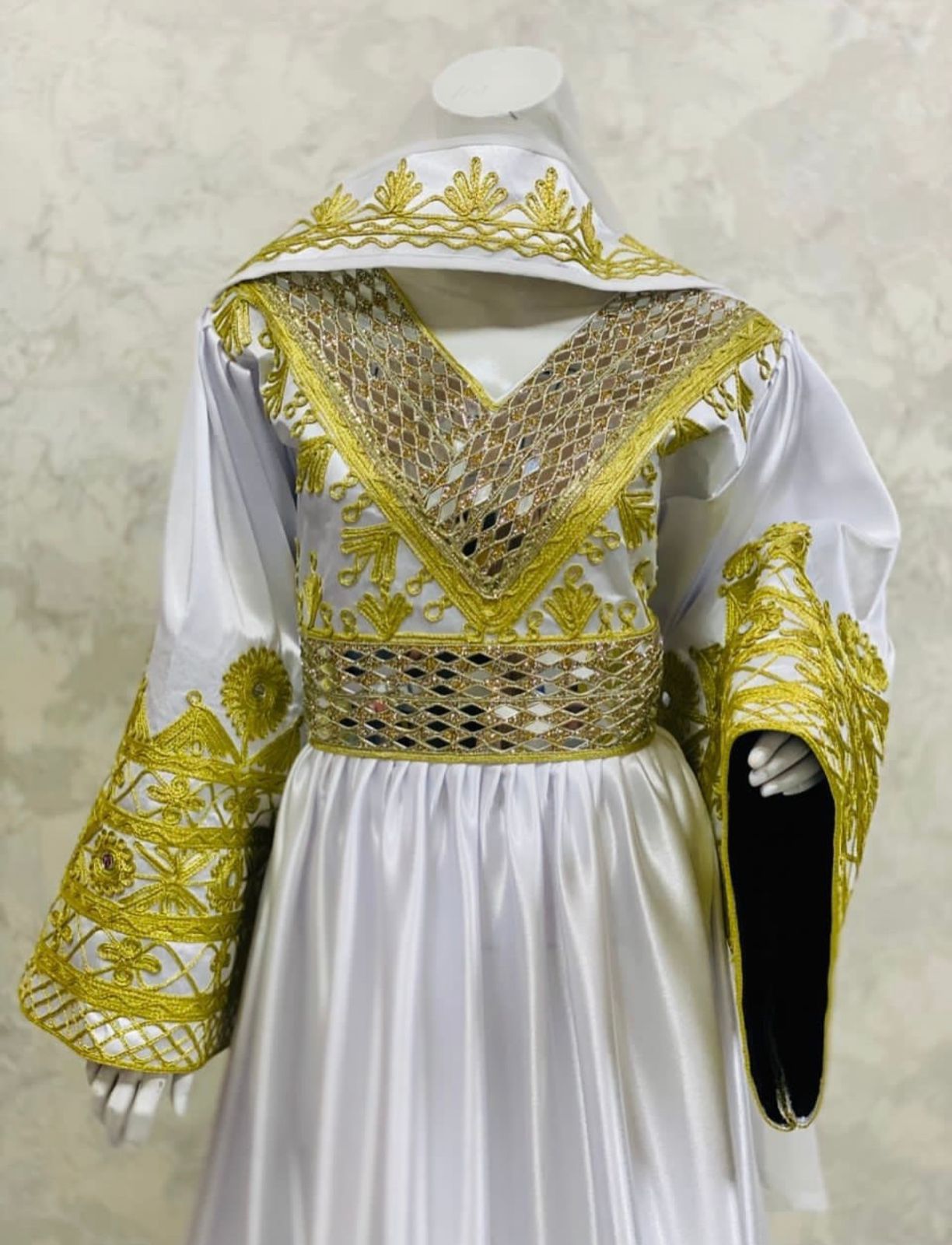Afghan Traditional Kuchi Bridal Gown - Image 5