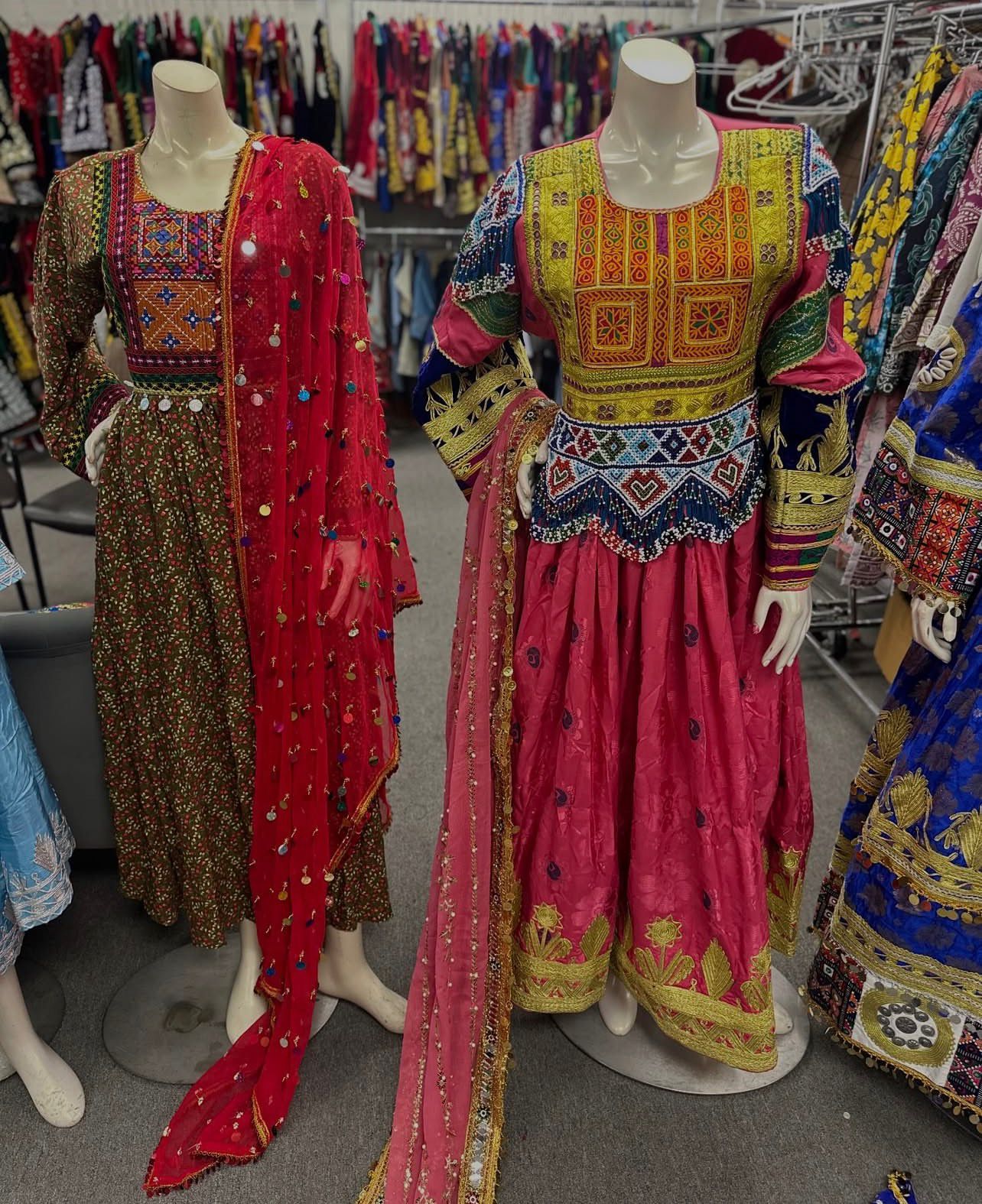 Afghan Traditional Kuchi Bridal Gown - Image 5
