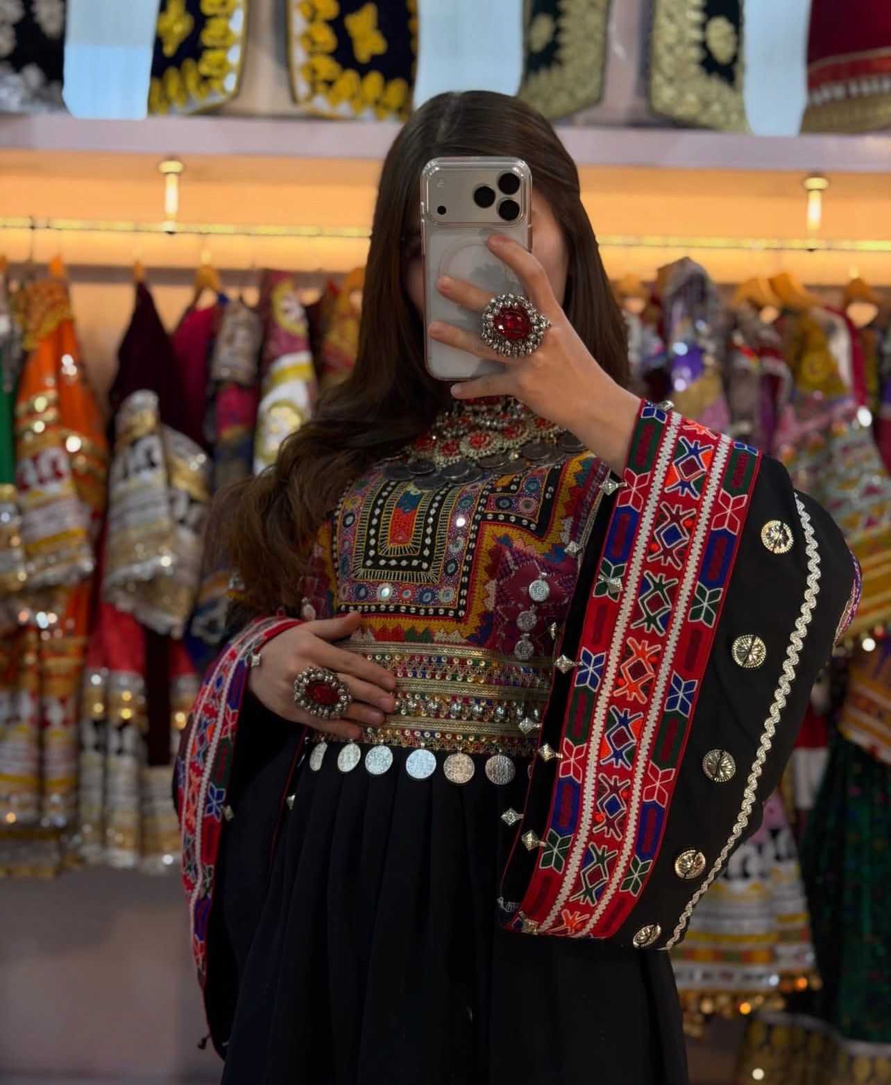 Afghan Traditional Kuchi Bridal Gown - Image 5