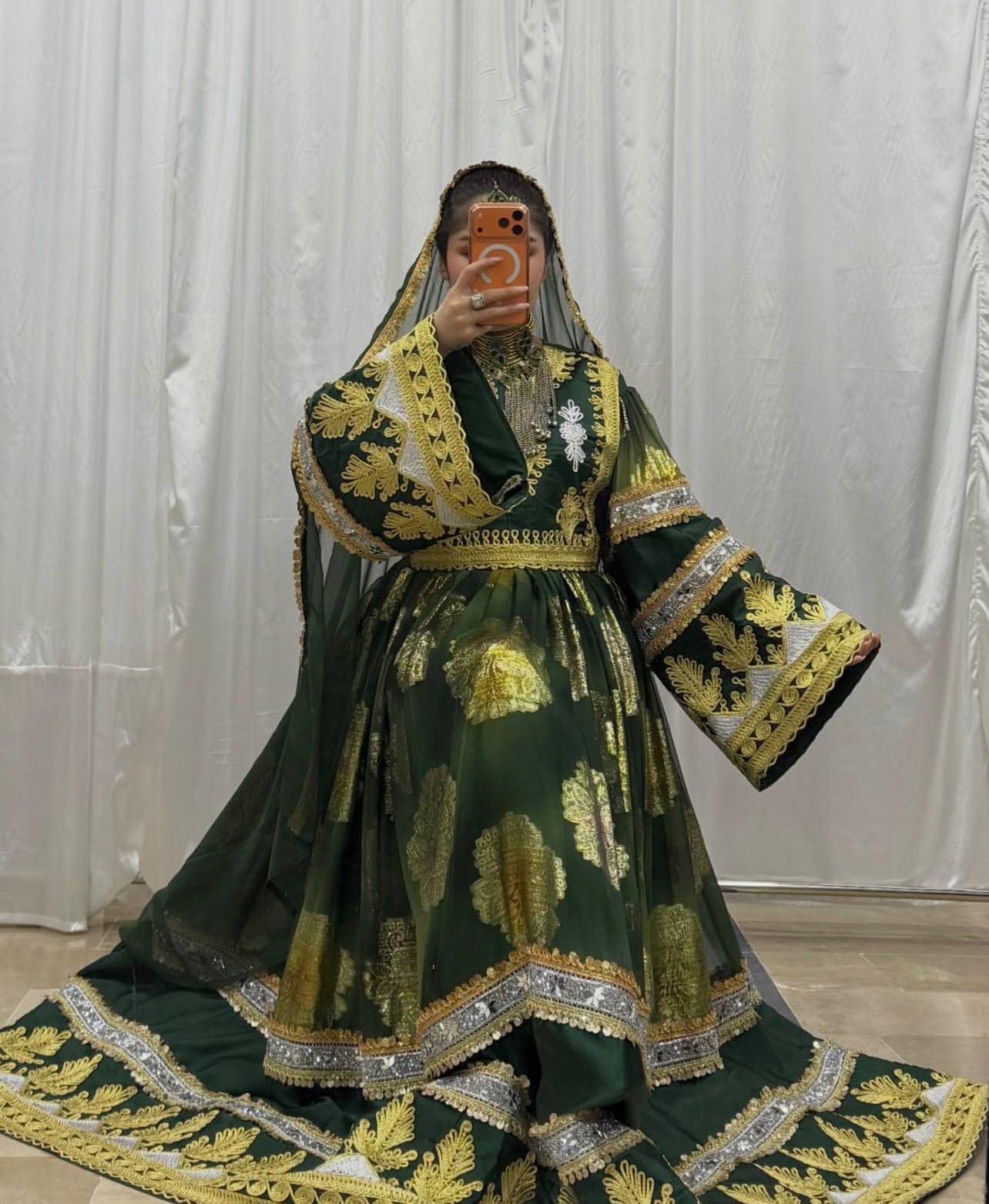 Beautiful Gandi Afghani Frock - Image 2