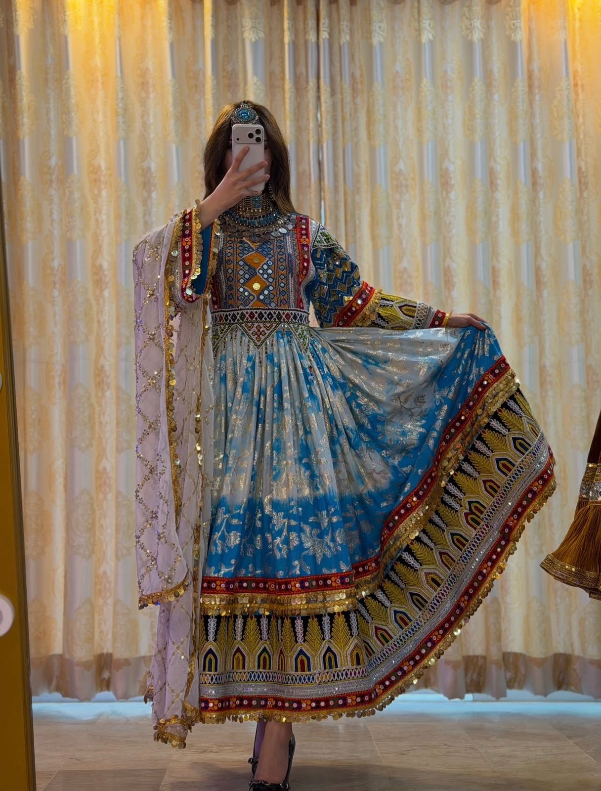Beautiful Gandi Afghani Frock