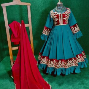 Afghan Traditional Kuchi Bridal Gown