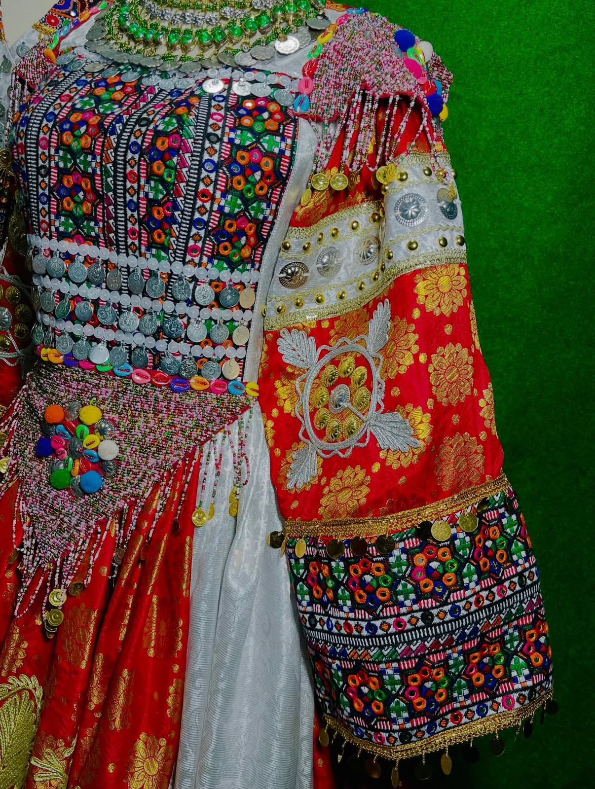 Afghan Traditional Kuchi Bridal Gown - Image 6