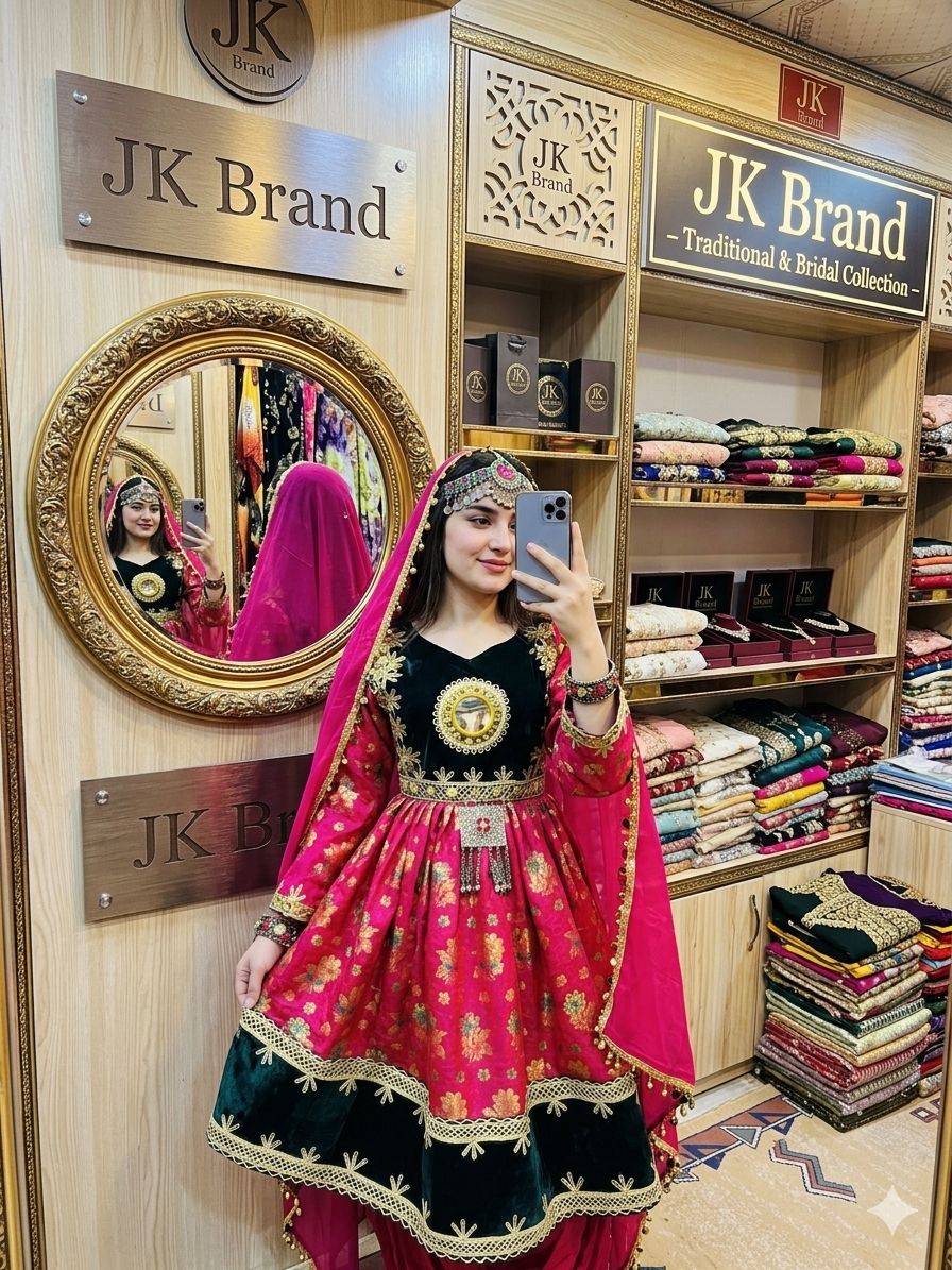 This Traditional Afghani Outfit - Image 2