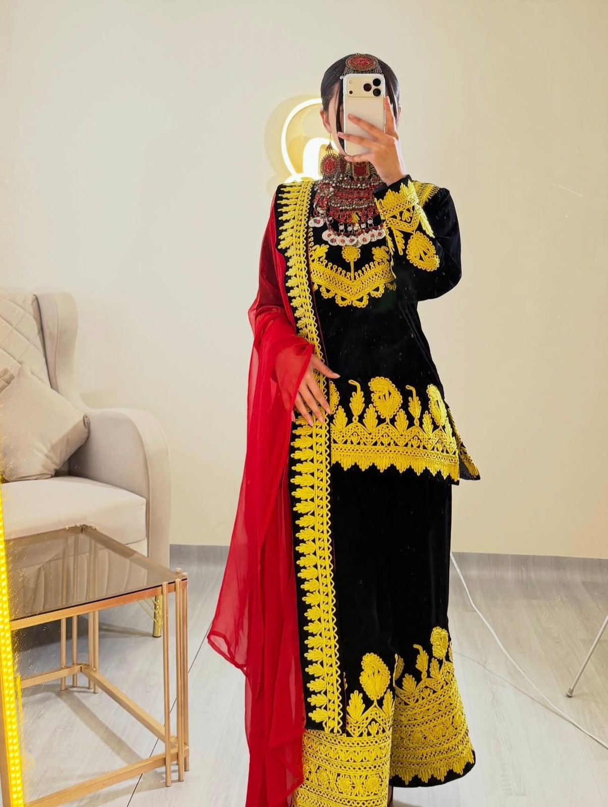 This Traditional Afghani Outfit