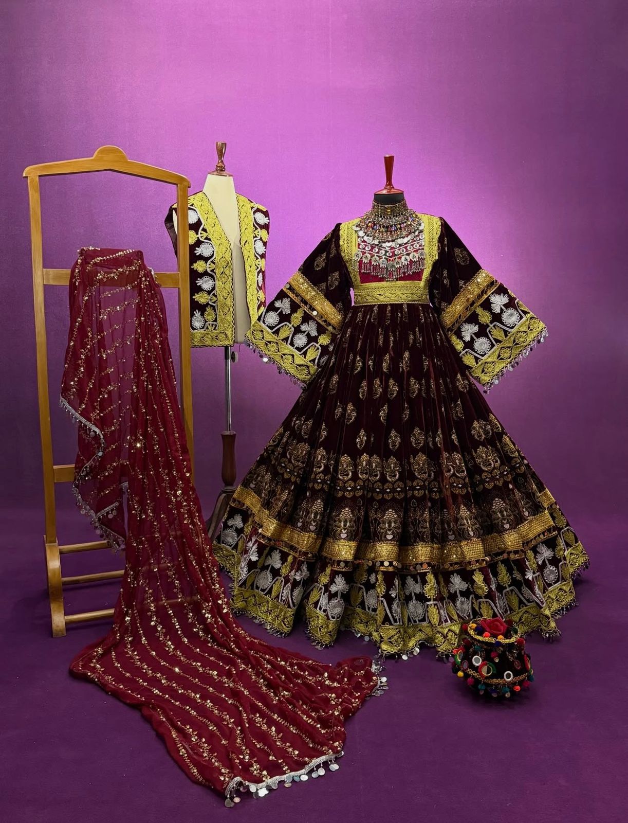 This Traditional Afghani Outfit