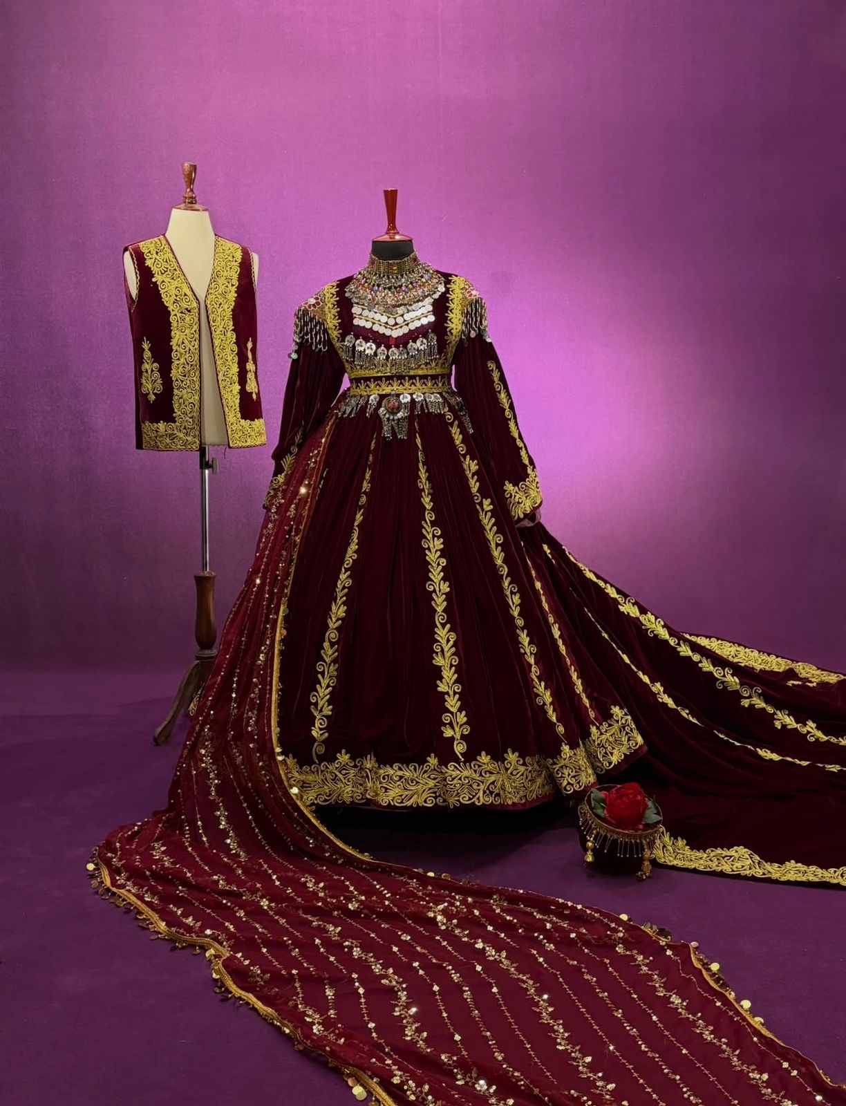 This Traditional Afghani Outfit - Image 2