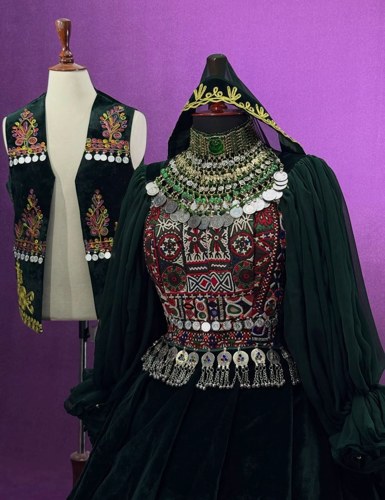 This Traditional Afghani Outfit - Image 2
