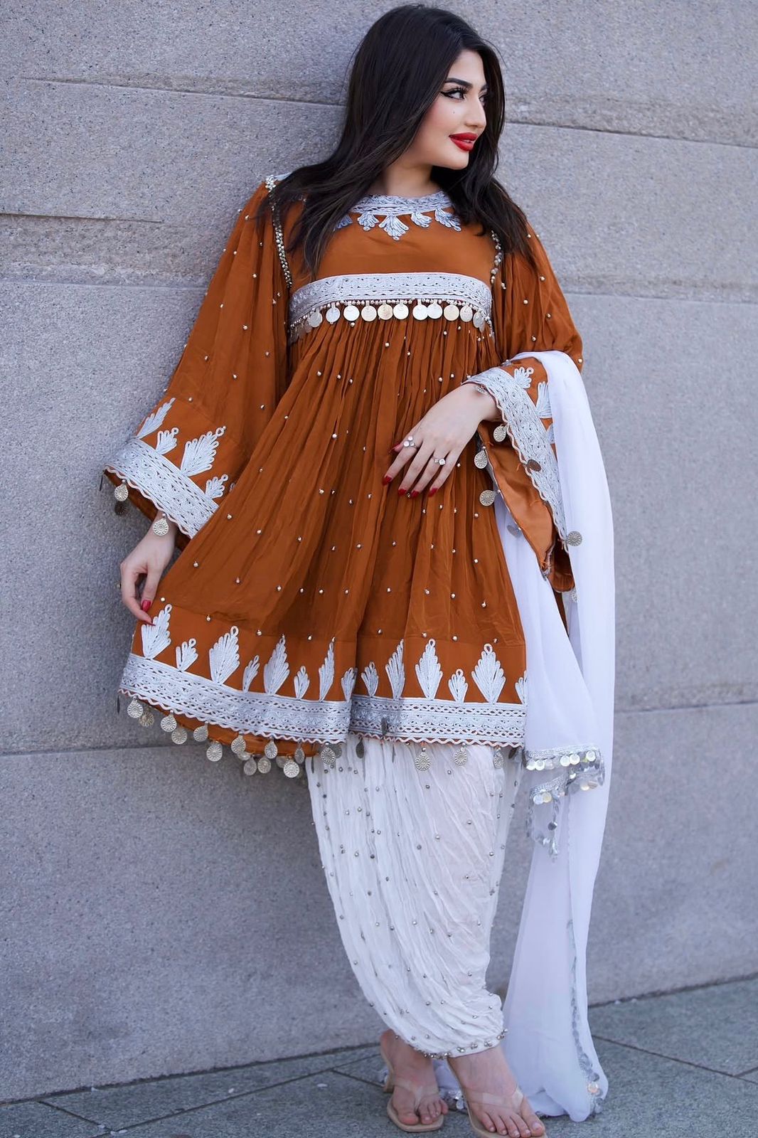 This Traditional Afghani Outfit - Image 2
