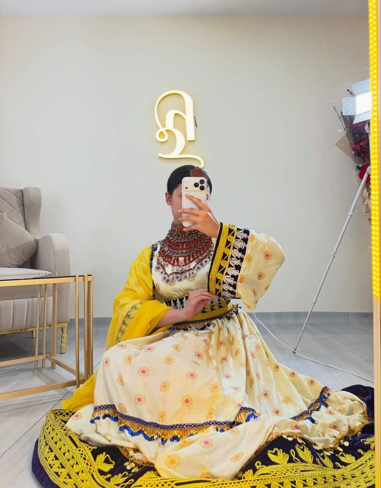 This Traditional Afghani Outfit - Image 5