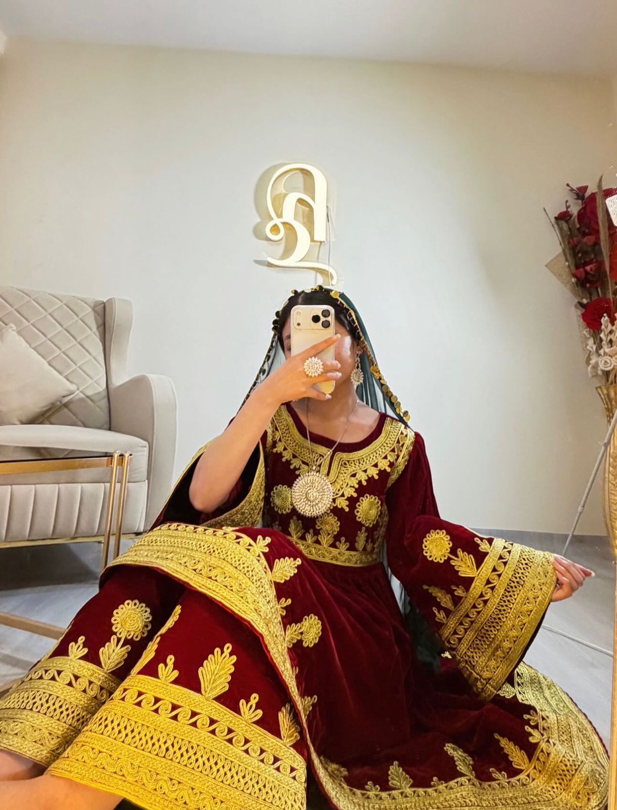 This Traditional Afghani Outfit - Image 5