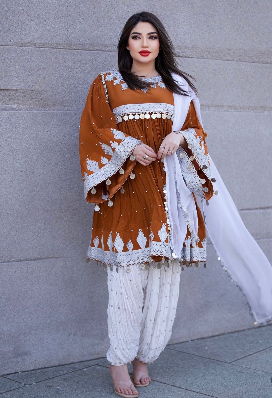 This Traditional Afghani Outfit - Image 3