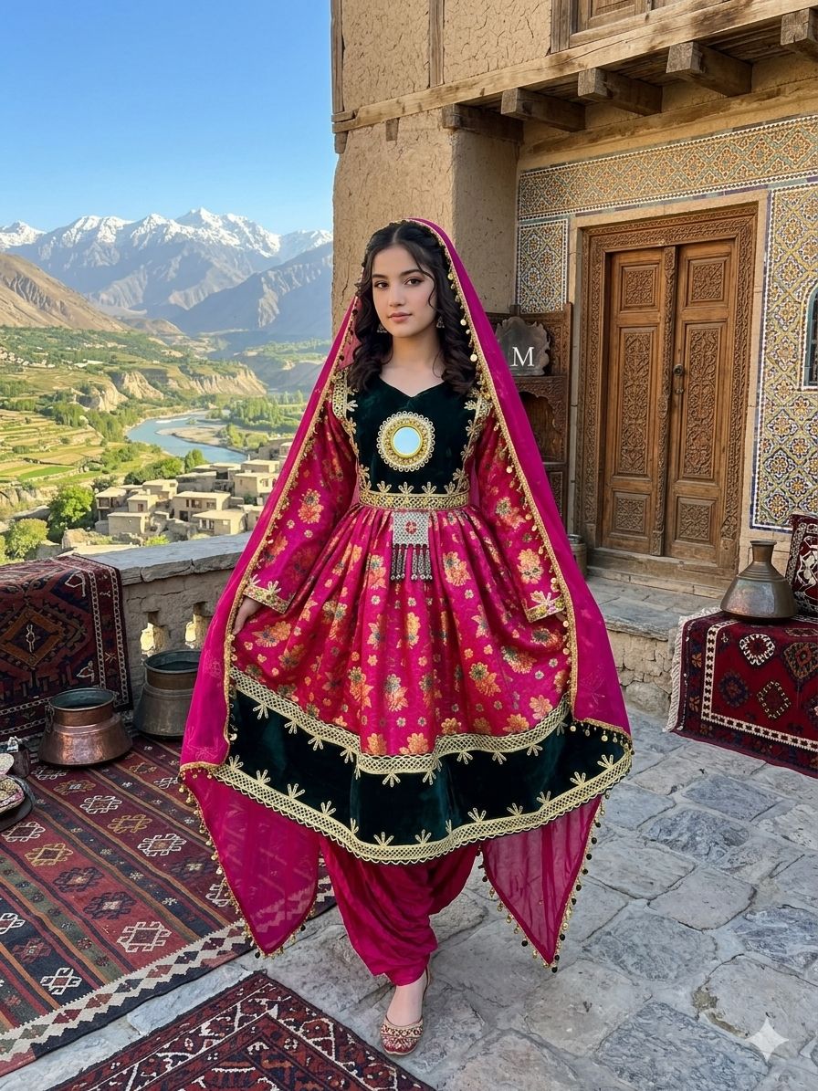 This Traditional Afghani Outfit - Image 4
