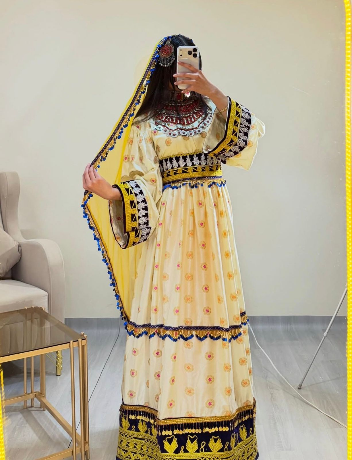 This Traditional Afghani Outfit - Image 2