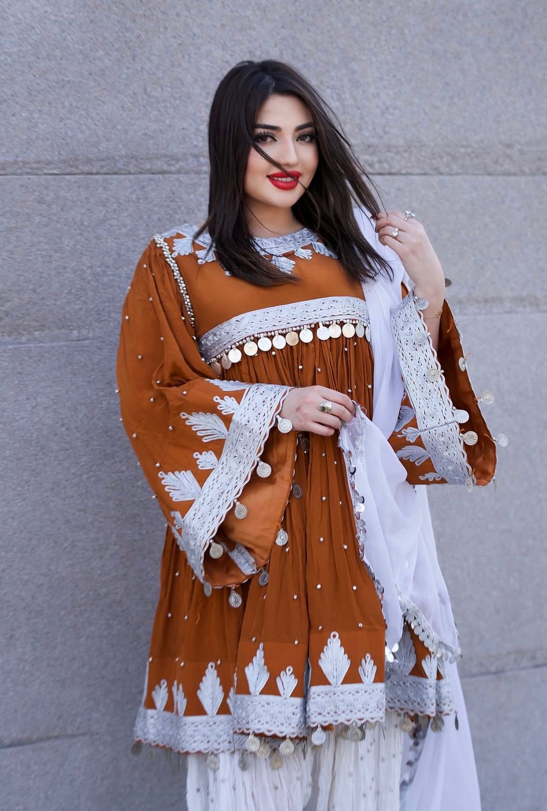 This Traditional Afghani Outfit - Image 4
