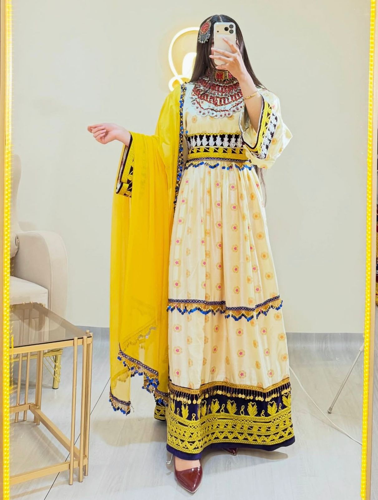 This Traditional Afghani Outfit