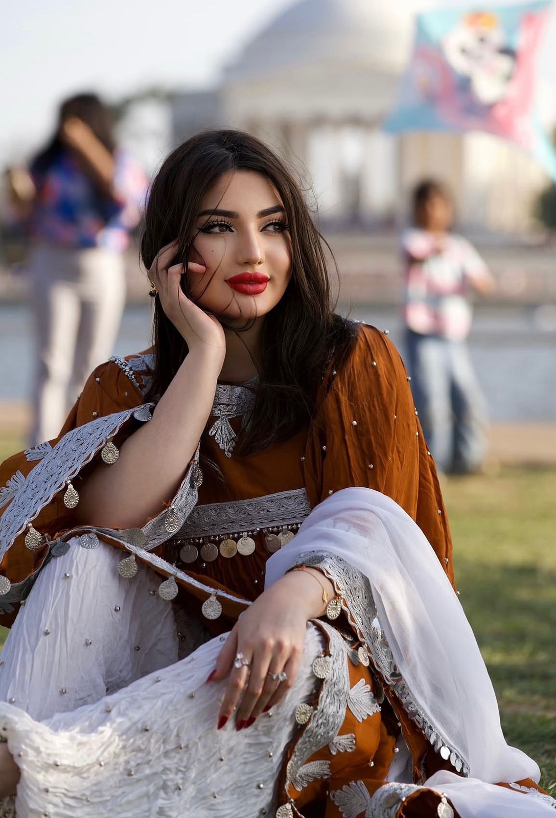 This Traditional Afghani Outfit - Image 8